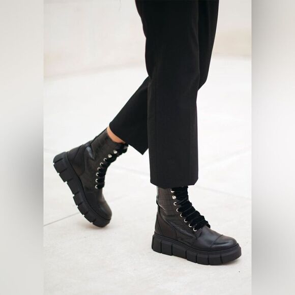 ALOHAS Can Can Croco Moto Boots - Picture 8 of 8